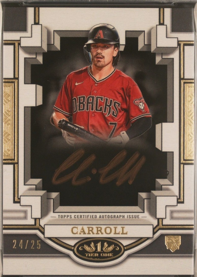 2023 Topps Tier One - Breakout Autographs Corbin Carroll #BOA-CC Bronze ...