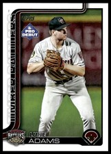 2025 Topps Pro Debut #PD-69 Luke Adams Wisconsin Timber Rattlers NM+