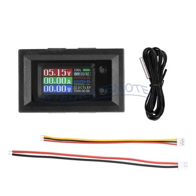 9in1 Multimeter DC4-30V Power Tester Voltage Current Capacity Meter 10A 50A 100A