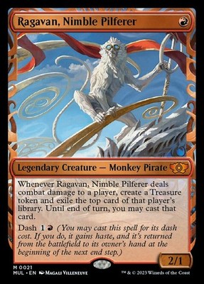 MTG Ragavan, Nimble Pilferer, NM-Mint, English March of the Machine: Multiverse 