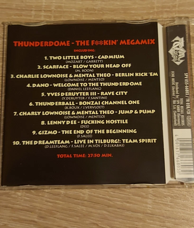 Thunderdome - The F**kin' Megamix (Limited Edition Remix) 1994  - Bild 2 von 3