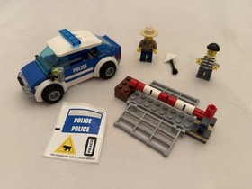 Lego City 4436 Patrol Car Building Toy 97 pcs Book & Box Complete