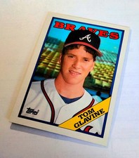 TOM GLAVINE (HOF RC) 1988 Topps Chewing Gum Baseball Card #779 *NICE COLLECTIBLE