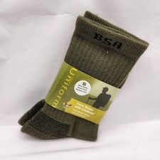 Boy Scout Socks Official Uniform Cool Max Size Small Army Green Crew NIP