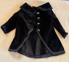 Antique Doll Clothing Brown Suede Jacket