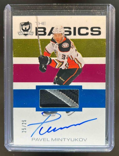 2023-24 The Cup Pavel Mintyukov Basics Patch Auto #25/25 Ducks