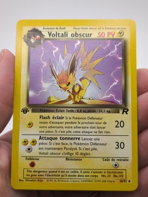 MINT POKEMON VOLTALI OBSCUR FRENCH 1ST EDITION CARD 38/82