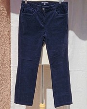 Brooks Brothers Natalie Fit Corduroy Straight Pants Navy Blue Mid-Rise size 8