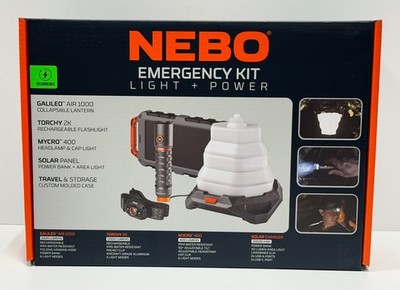NEBO [NEB-BND-0002] 5-PIECE LIGHT + POWER EMERGENCY KIT - [NEW/SEALED]