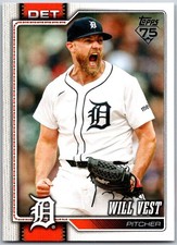 ⚾ 2026 Topps #121 Will Vest Detroit Tigers
