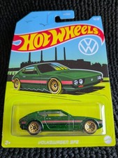 Hot Wheels 1:64 Volkswagen SP2 Green Volkswagen Series Diecast Car 4/8