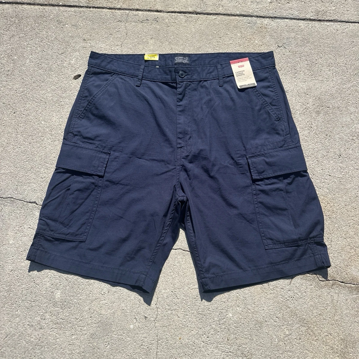 Bermuda Cargo Levi's Pour Homme Taille 42 - Bleu Délavé - Coupe Regular - Vintage