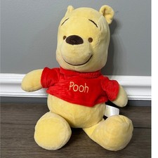 Disney Baby Winnie the Pooh Plush Stuffed Animal Toy Red Shirt