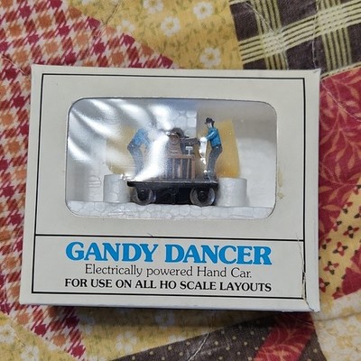 Bachmann HO Gandy Dancer Powered Hand Car DC Analog 0-4-0 Light Func
