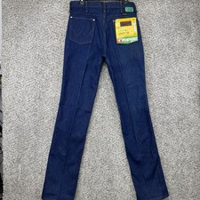 Vintage Wrangler Jeans Men's 32x36 Blue Denim Slim Straight 936PW New Deadstock