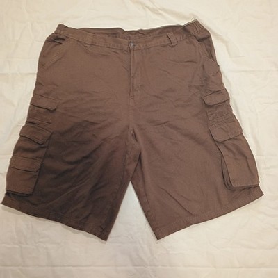 Vintage Mens Boulder Creek 46 Tall Brown Cargo Shorts