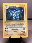 Pokémon TCG Machamp Holo 1st Edition Base Set 8/102 Holo Rare VTG WOTC MP