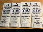 4 JELLO BIAFRA SPOKEN WORD UNUSED UNRIPPED TIXS MARCH 4 '07  NJ - DEAD KENNEDYS — photo 1