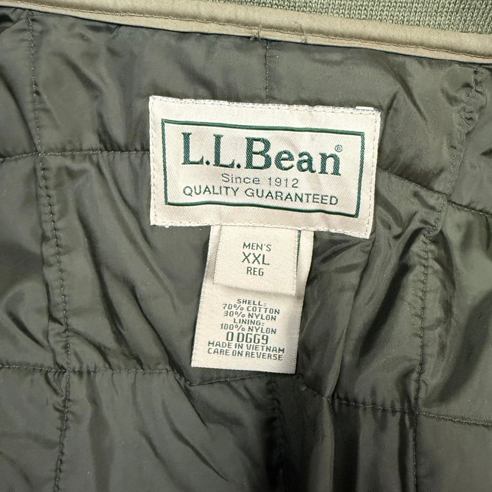 Vintage LL Bean Wool Mackinaw 3 in1 Quilted Jacket Lined Hunting Jac XXL 90s - Image 3 of 4