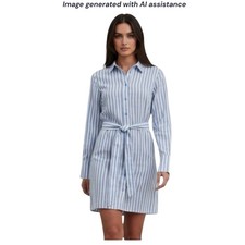 NWT NA-KD size 2 Striped Mini Shirt Dress