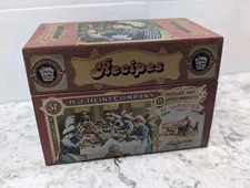 Vtg HJ Heinz Co Recipes Box Turn of Century Advertising Design Kitchen Metal