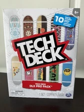 Tech Deck DLX Pro 10-Pack of Collectible Fingerboards NIB