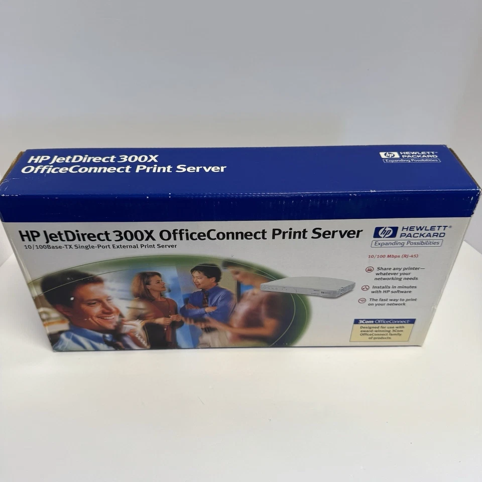 HP Jetdirect 300x External Print Server for 10/100TX J4101B - Image 2 of 4