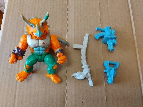 Complete! Triceraton Playmates 1990 Vintage Teenage Mutant Ninja Turtles