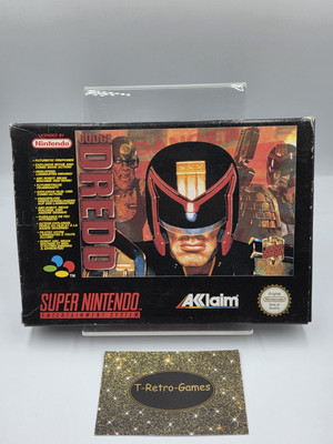  SNES Super Nintendo Judge Dredd mit OVP und  Anleitung EUR