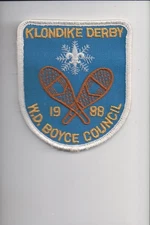 1988 W. D. Boyce Council Klondike Derby patch