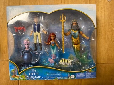 Disney Die kleine Meerjungfrau Arielle s Adventures Story Set - 4 Mini Puppen & Zubehör