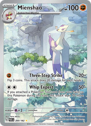 Mienshao 200/182 Illustration Rare Paradox Rift Pokemon TCG