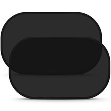 2 Pack Car Window Shade - 20 12 Car Side Window Covers 19"x12" 2 Dark Black