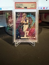 2025 Panini Mosaic JJ McCarthy Genesis Prizm SSP Case Hit Vikings #195
