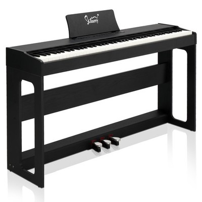 88 Tasten Digitalpiano Gewichteten Tasten MIDI Bluetooth mit Kopfhörer 3-Pedal