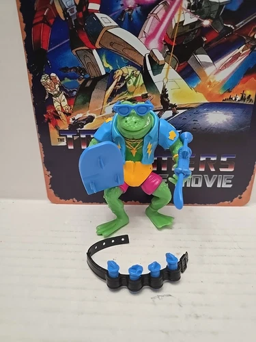 Genghis Frog Teenage Mutant Ninja Turtles TMNT 1989 Playmates Vintage Figure