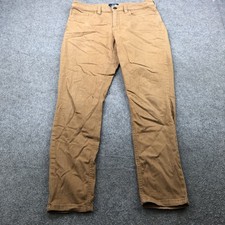 North Face Pants Womens 8 Brown Straight Leg Casual Outdoor Workwear Stain