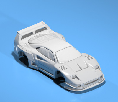 Liberty Walk Style Wide Body Kit for Hot Wheels Ferrari F40(2025) W/ TE37 Wheels
