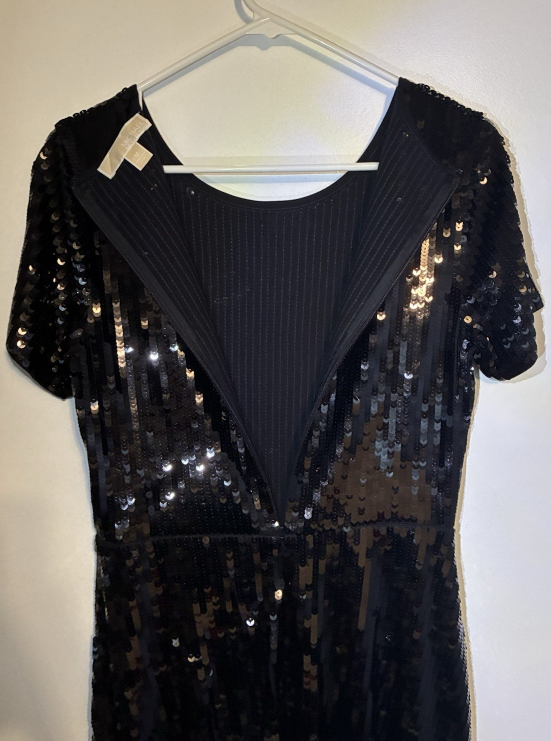 Michael Kors - Size Medium - Black Sequence Shoul… - image 3