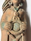 Vintage Handmade Terracotta Mexico Art Pottery 12 Inch Statue, Numbered — photo 4