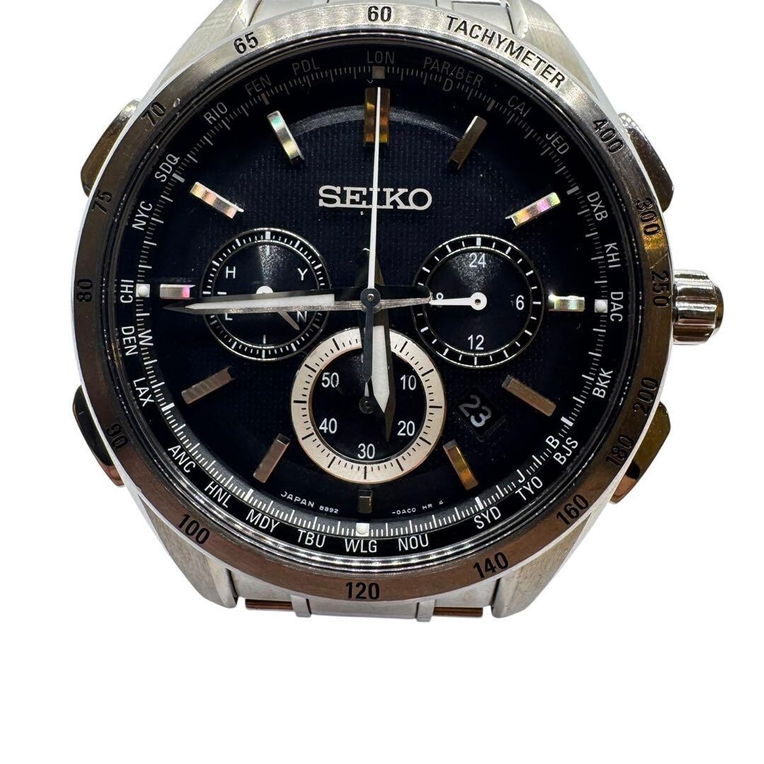 Seiko Brightz Flight Expert SAGA193 8B92-0AB0 Analog Quartz Men's