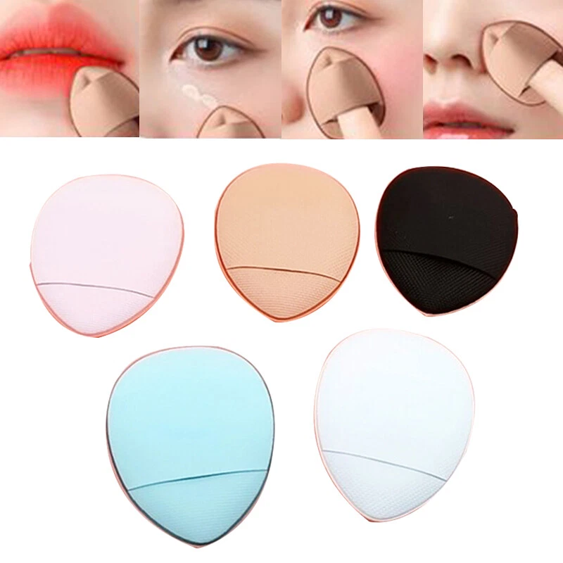 10 Pcs Mini Size Finger Puff Set Foundation Puff Air Cushion Sponge Puff
