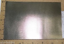 Pewter Colored Metallic Leather Craft Cut - 8" x 12" - 1 to 2 oz. Weight