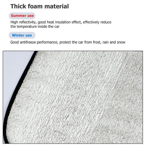 Windscreen Cover Car Window Screen Frost Ice Large Snow UK Dust Protector O8Z0 - Picture 7 of 14