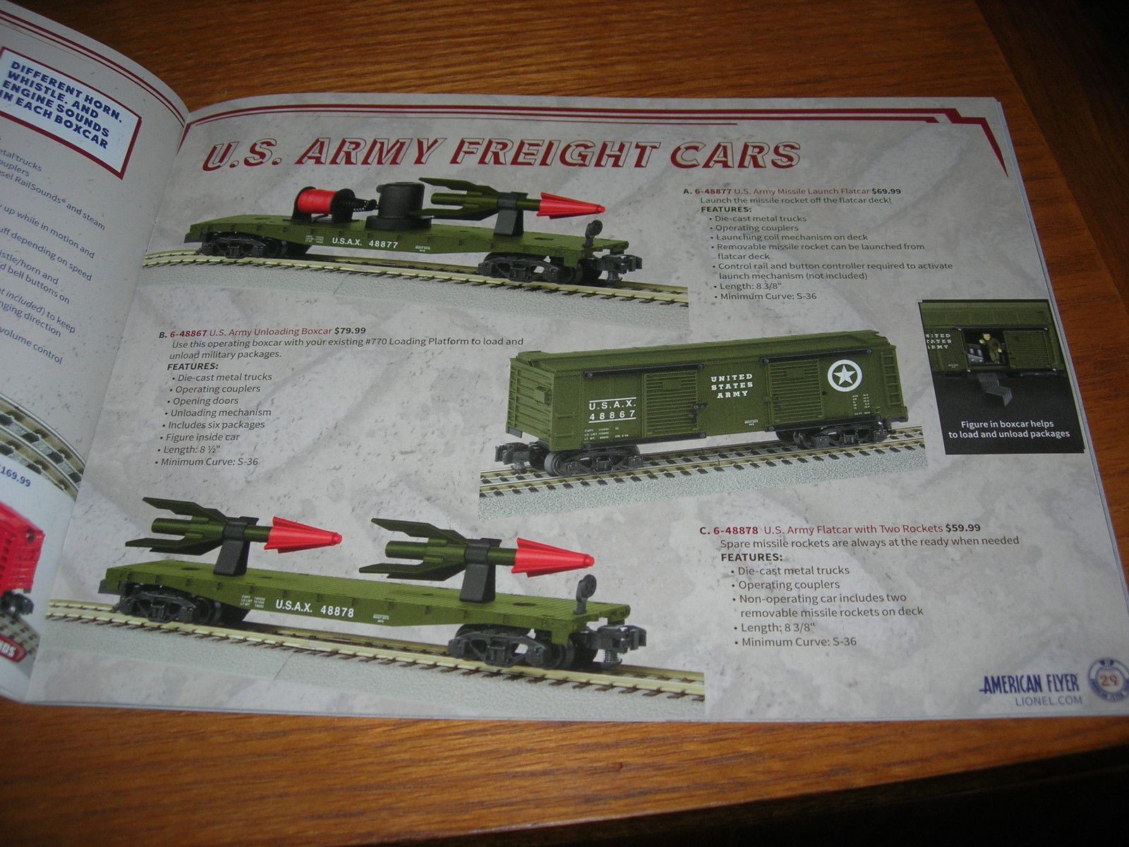 LIONEL 2017 AMERICAN FLYER TRAIN CATALOG S GAUGE train accessories