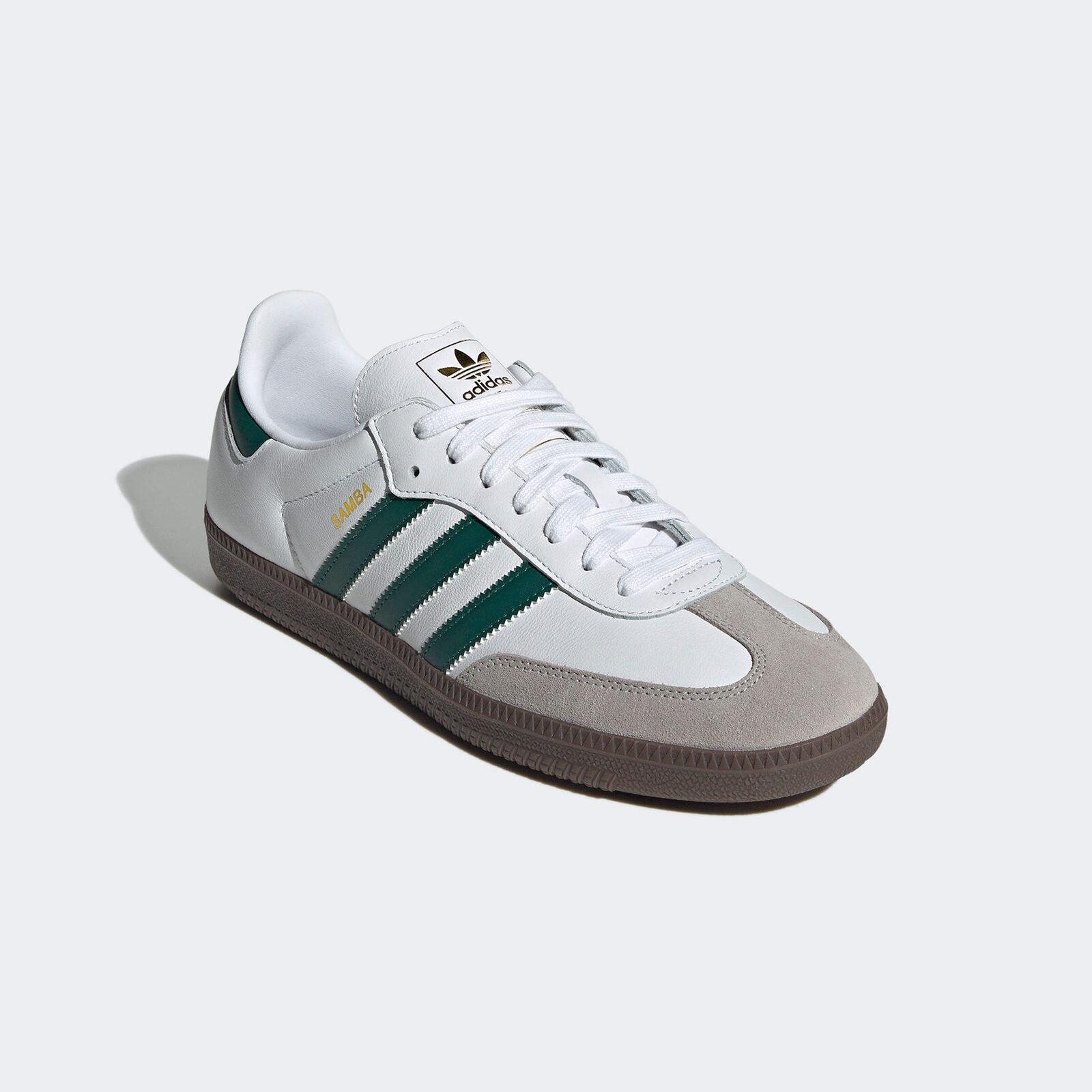 adidas Originals Samba OG Cloud White Collegiate Green Men Unisex Casual JH8797