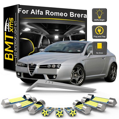 LED Interior Light Bulb Dome Map For Alfa Romeo Brera 2006 2007 2008 2009 2010