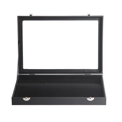 Schmuck Aufbewahrungsbox schwarz Display Halter Armband Ohrringe Halskette Organizer - Bild 6 von 24