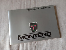 manuel utilisation entretien AUSTIN MONTEGO édition 1988