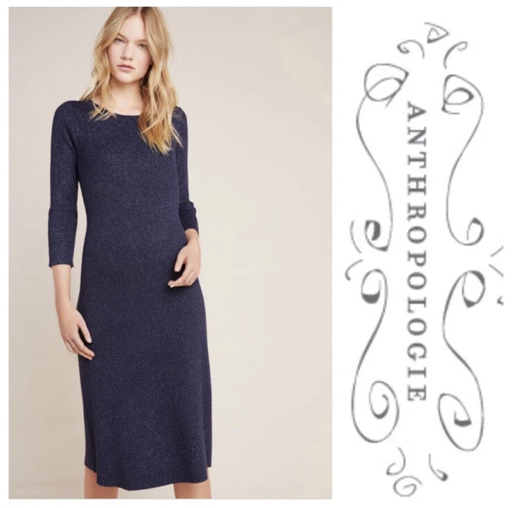 NWT Selena Shimmer Mini Sweater Dress eBay